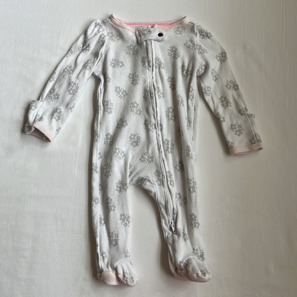 Bundle of 3 Cloud Island/ Carter’s Cotton Sleepers Size Newborn - Picture 11 of 14